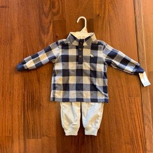 Boys 2 piece fleece out fit